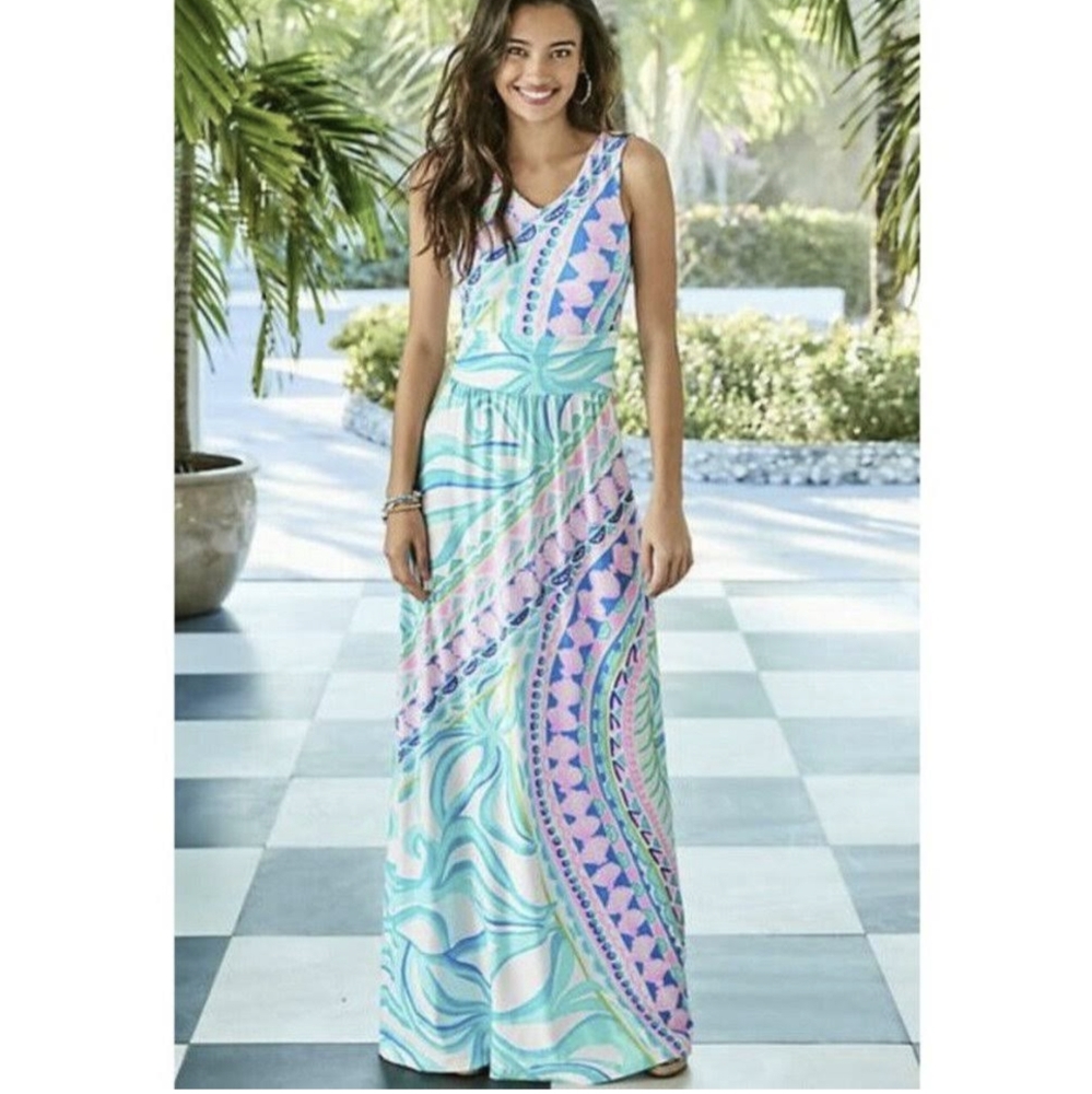 EUC LILLY PULITZER MARCO MAXI DRESS